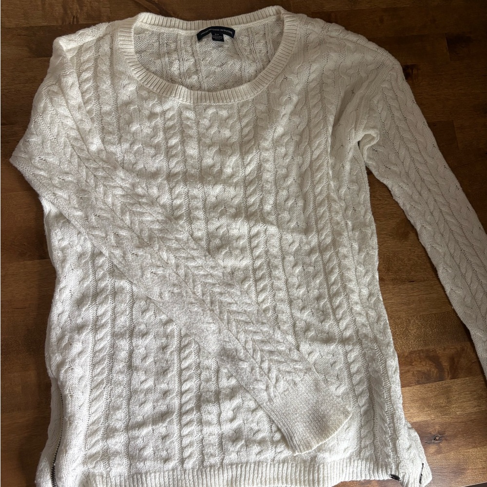 American Eagle Cable Knit Sweater